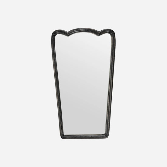 Spiegel mit Rahmen, HDJamp, Schwarz