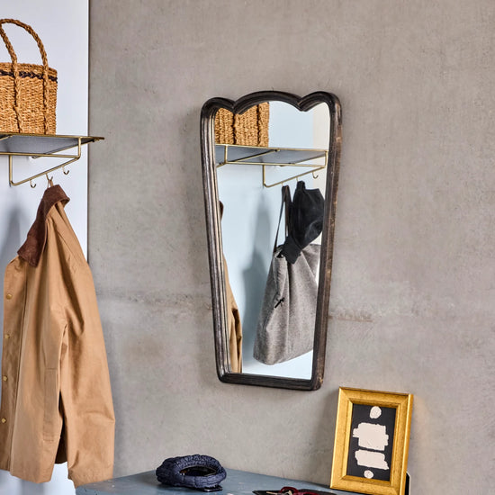 Mirror w. frame, HDJamp, Black