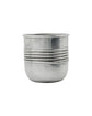 Planter, HDGroove, Antique silver finish