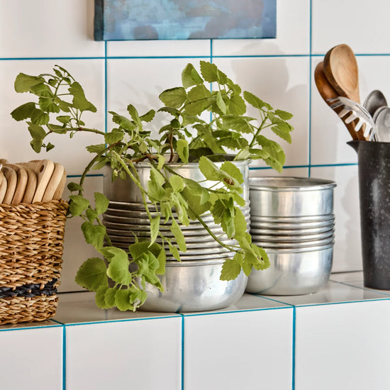 Planters, HDGroove, Antique silver finish