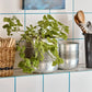 Planter, HDGroove, Antique silver finish