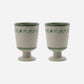 Tasse, HDDiva, Off-White;Grün