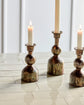 Candle stand, HDCast, Antique brass
