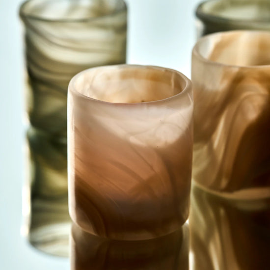Tealight holder, HDKae, Beige