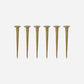 Nail hooks, HDWall, Brass finish