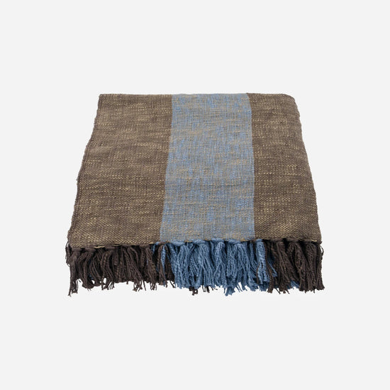 Throw, HDPonra, Brown, Light blue