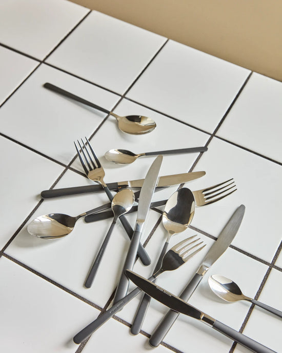 Cutlery set, HDOx, Black, Silver