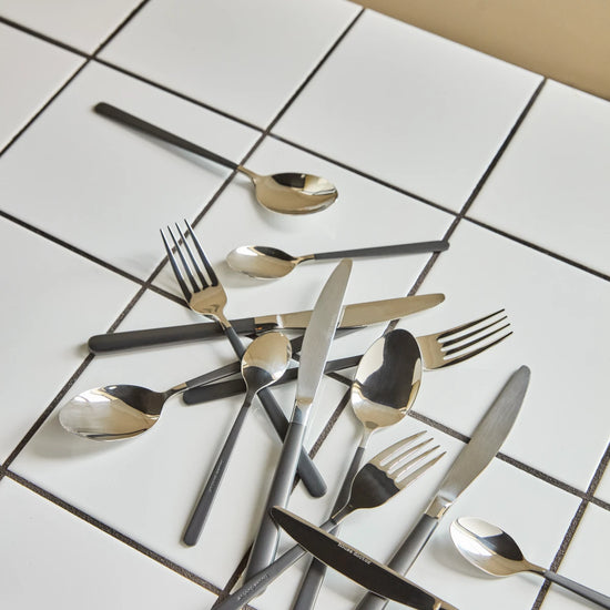 Cutlery set, HDOx, Black, Silver