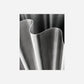 Vase, HDFlood, Gebürstetes Silber-Finish