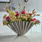 Vase, HDFlood, Børstet sølvfinish