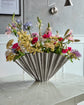 Vase, HDFlood, Brushed silver finish