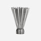 Vase, HDFlood, Brushed silver finish