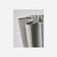 Vase, HDFlood, Brushed silver finish
