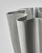 Vase, HDFlood, Brushed silver finish
