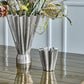 Vase, HDFlood, Gebürstetes Silber-Finish