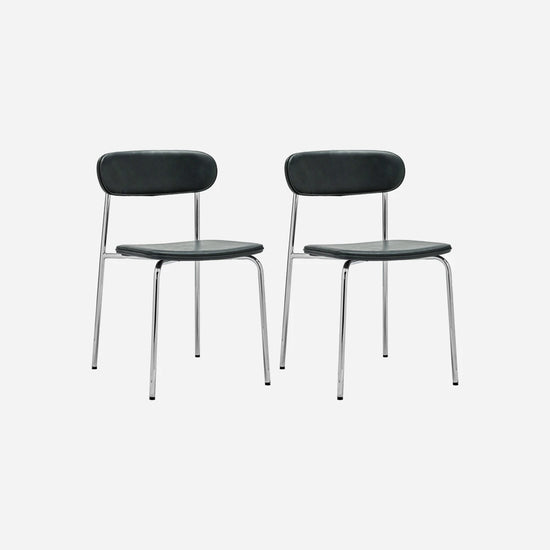 Chair, HDPova, Crome;Dark green