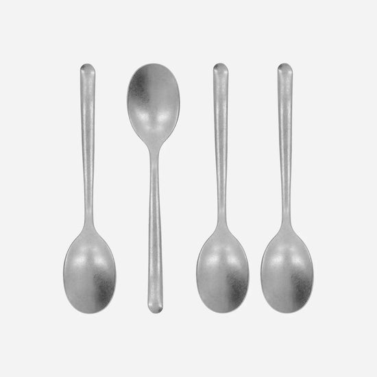 Teaspoon, NVSpoon, Antique silver finish