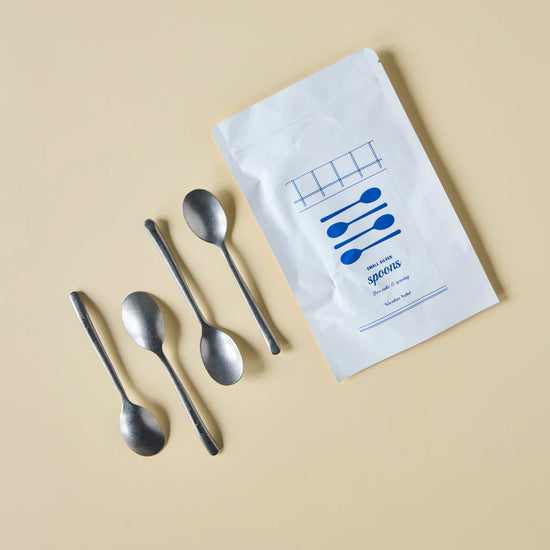 Teaspoon, NVSpoon, Antique silver finish