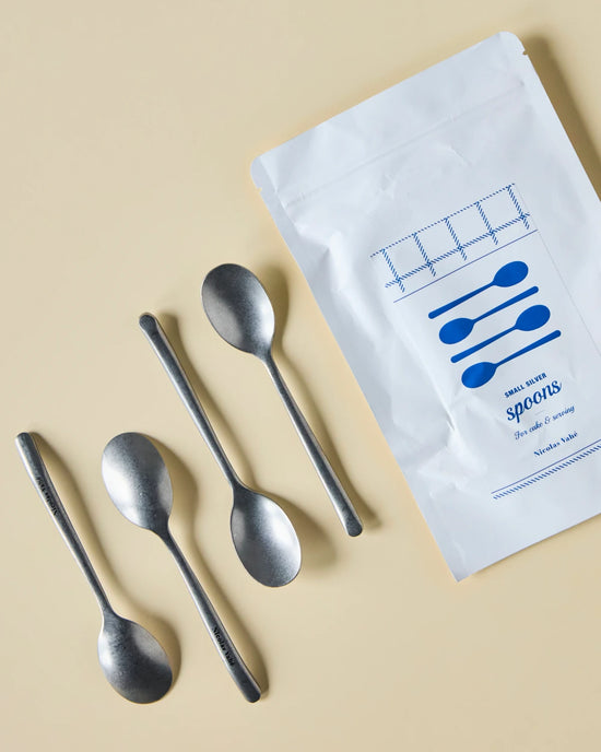 Teaspoon, NVSpoon, Antique silver finish