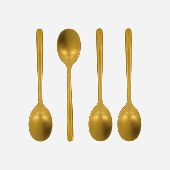 Teaspoon, NVSpoon, Antique gold finish