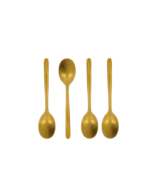 Teaspoon, NVSpoon, Antique gold finish