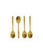 Teaspoon, NVSpoon, Antique gold finish