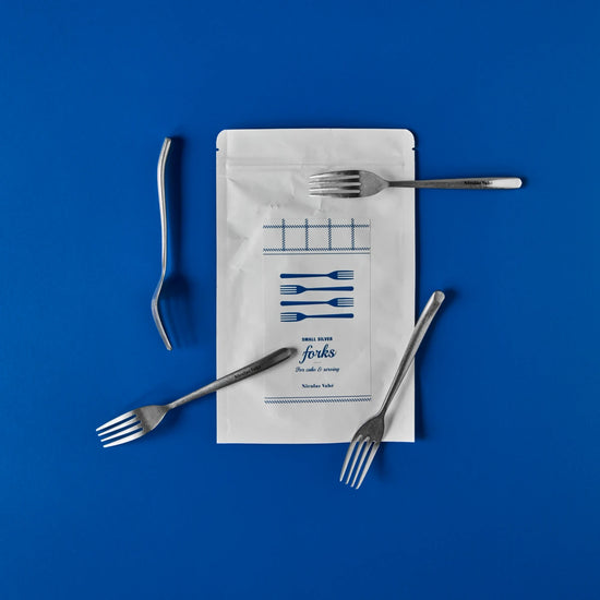 Cake fork, NVCake, Antique silver finish