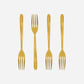 Cake fork, NVCake, Antique gold finish