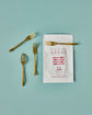 Cake fork, NVCake, Antique gold finish