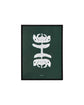 Wall art, HDFairy, Dark green, White
