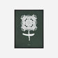 Wall art, HDTale, Dark green, White