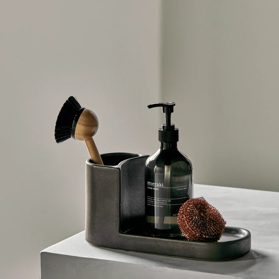 Brush and soap holder, MKDatura, Dark grey