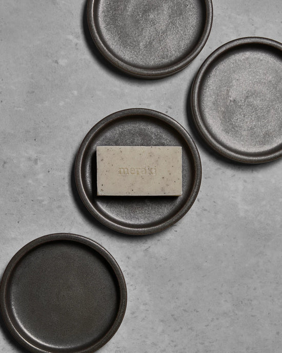 Soap dish, MKDatura, Dark grey