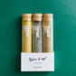 Spices, Curry, thyme, cumin, 43|15|42 g|g|g