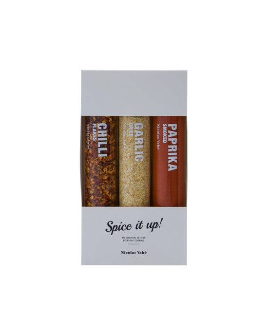 Spices, Chilli, garlic, smoked paprika, 45|65|55 g|g|g