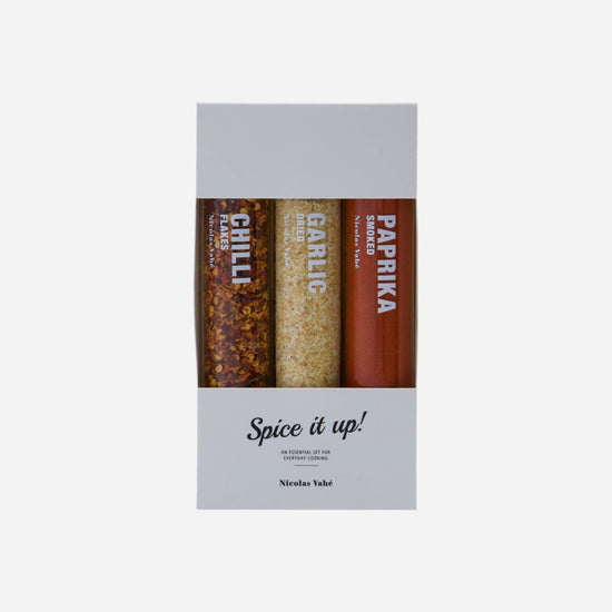 Spices, Chilli, garlic, smoked paprika, 45|65|55 g|g|g