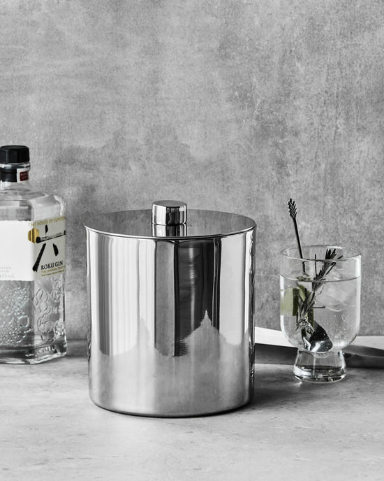 Ice bucket, HDKett, Silver finish