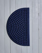 Door mat, HDEntry, Half Round, Blue