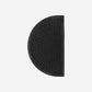 Door mat, HDEntry, Half Round, Black