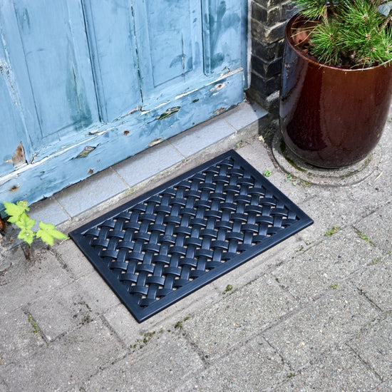 Door mat, HDBraid, Black