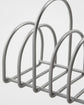 Organizer, HDPampi, Gebürstetes Silber-Finish