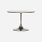 Side table, HDPan, Silver finish