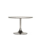 Beistelltisch, HDPan, Silber-Finish
