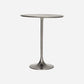 Cafe table, HDPan, Silver finish