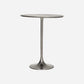 Café-Tisch, HDPan, Silber-Finish