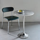 Cafe table, HDPan, Silver finish