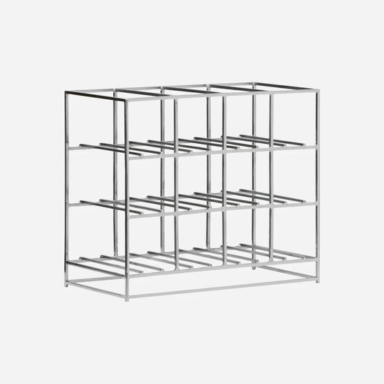 Weinregal, HD12, Silber-Finish