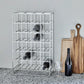 Wine rack, HD24, Silver finish