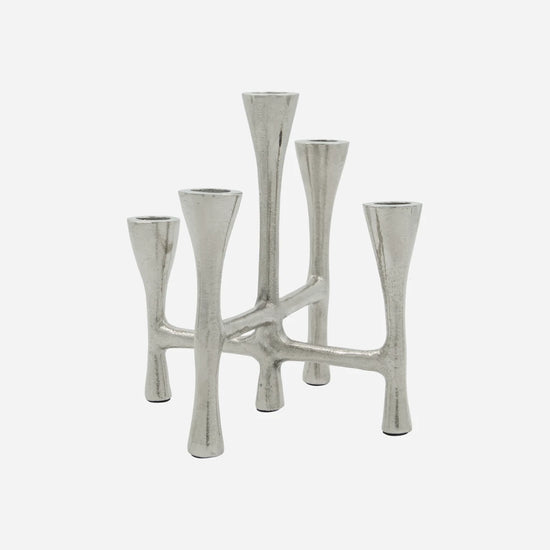 Kerzenständer, HDTristy, Silber-Finish