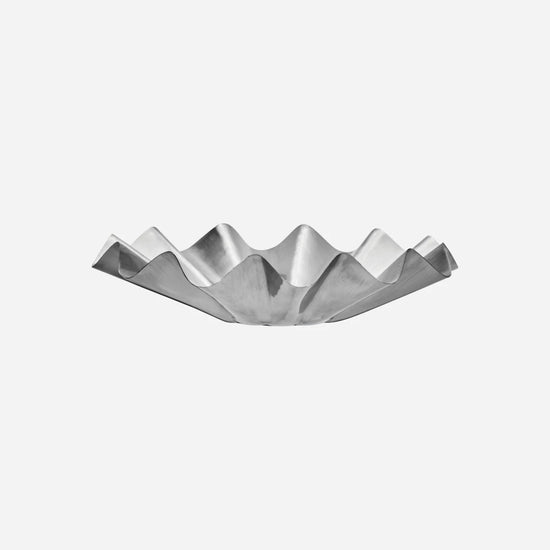 Bowl, HDFlood, Brushed silver finish